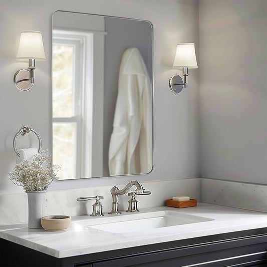 ANDY STAR Wall Mirror Brushed Nickel
