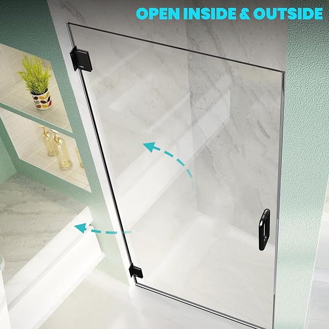 Bathroom Hinged Shower Door