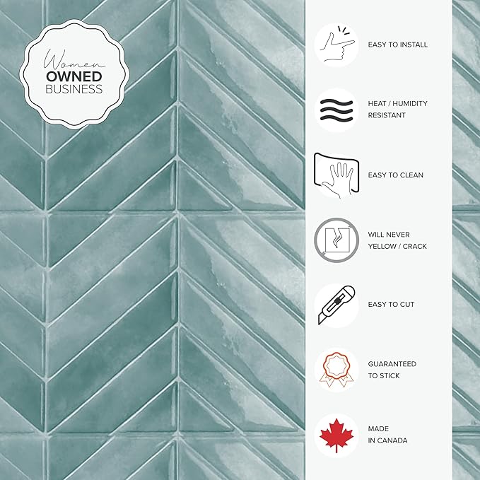 SMART TILES Peel and Stick Backsplash