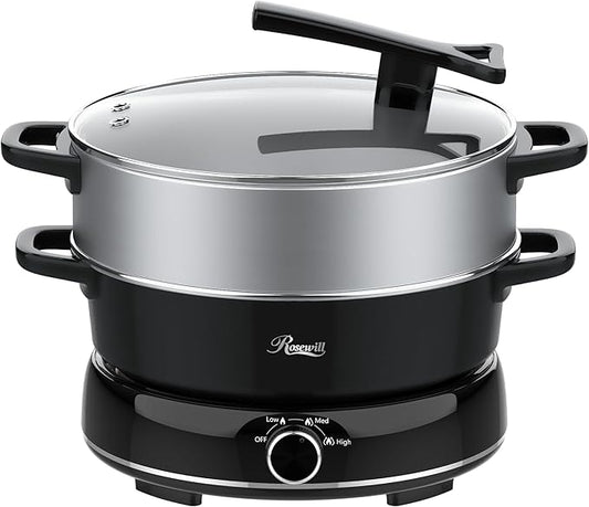 Rosewill 12.7 QT Electric Hot Pot Slow Cooker