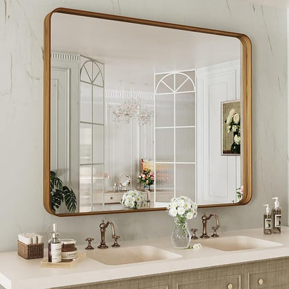 LOAAO 40X30 Inch Bathroom Mirror