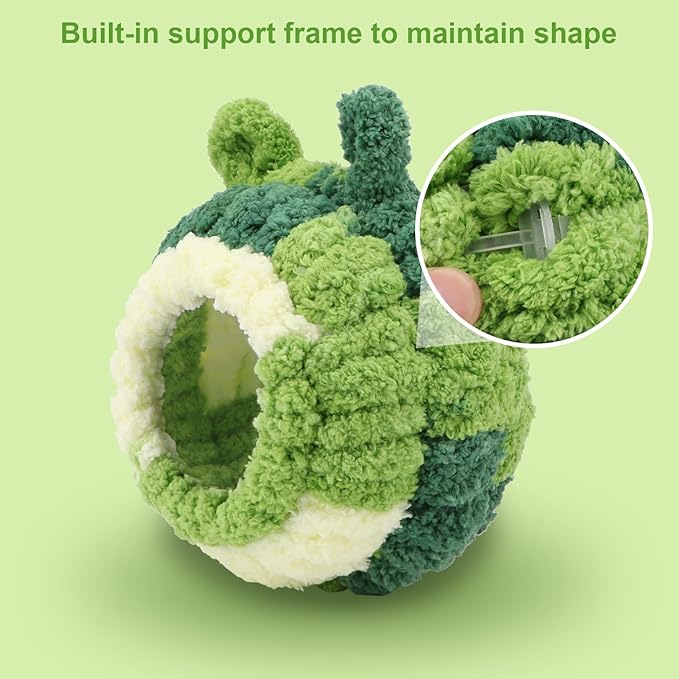 Wontee Bird Nest Bed Breeding House Winter Warm Snuggle Hut for Budgies Parakeets Cockatiels Lovebirds Canaries (Green)