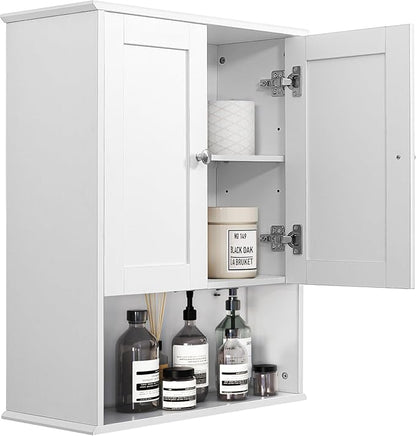 Bathroom Cabinet Wall Mounted Over Toilet Storage Cabinet, 24x30 Inch Wooden