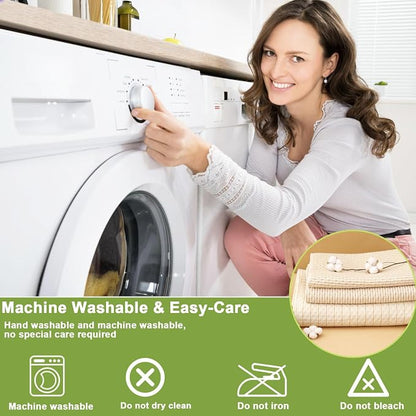 Large Bed Pads Washable Waterproof, 60"x 40" Soft Reusable Pee Pads for Incontinence, 4-Layer Absorbent Cotton Underpads Mattress Protectors for Urine Adults, Seniors,Women & Pets Bedwetting