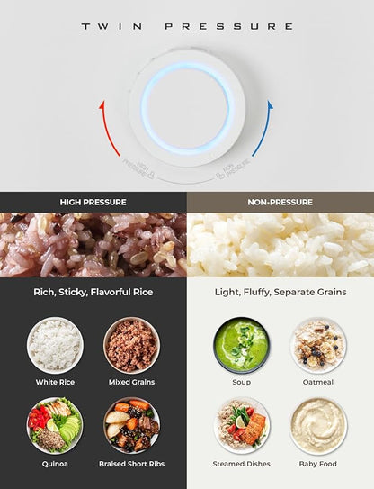 CUCKOO CRP-MHTR0309F | 3-Cup Twin Pressure Induction Heating Rice Cooker | 11