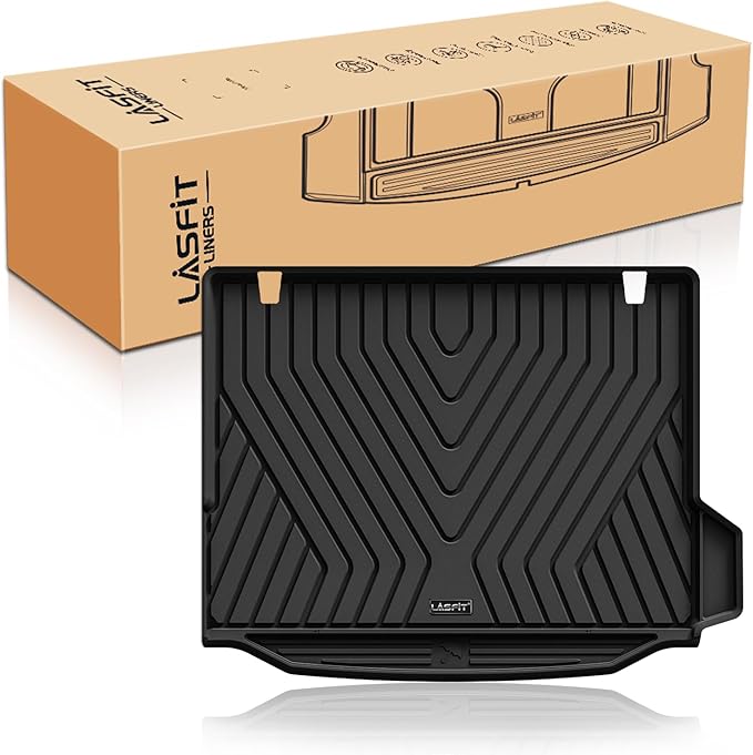 LASFIT Cargo Mat Fits for BMW X3 2024 2023 2022 2021 2020 2019 2018, Custom Fit TPE All Weather for BMW X3 M /M40i/30i/M Competition Trunk Mats Liner, Black (Don't Fit X3 30e)