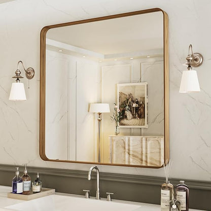 LOAAO 38X38 Inch Bathroom Mirror