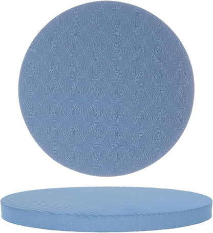 ABOOFAN Yoga Knee Pad and Elbow Cushion, High-elasticity 15mm Thick Household Yoga Kneeling Support Pads for Pilates, Workout, and Floor Exercises – Navy Blue, 1 Pair