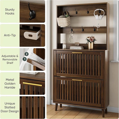 Upgraded 62.99“ Tall Shoe Cabinet