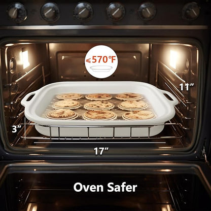 Magnifique 4 Quart Casserole Digital Slow Cooker, Premium Ceramic Bakeware