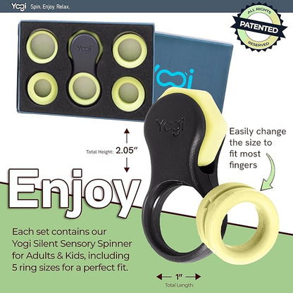 Yogi Fidget Toy – Silent Sensory Spinner