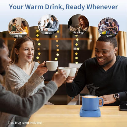 VOBAGA Coffee Mug Warmer, 4 Hours Auto Shut Off Cup Warmer