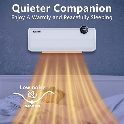 Wall Heater, SAYDSI 1500W Indoor Electric Space Heater