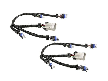 Michigan Motorsports LS Ignition Coil Harness Pair | Fits GM 4.8L 5.3L 6.0L 6.2L 7.0L 8.1L LQ4 LQ9 LS2 LS3 LS7 LSX V8 Engines | Replaces 89017477, 2 Color-Coded Stock-Location Harnesses for Both Banks