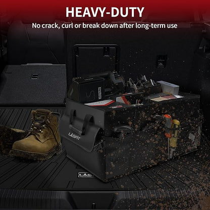 LASFIT Cargo Mat Fit for Volkswagen VW ID.4 2021-2026 All Weather TPE Trunk Liners (Only Fit Non-Adjustable Carpet Floor)