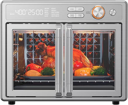 Midea Flexify Pro 10+4 Toaster Oven Air Fryer Combo, Graphene Juicy-Lock Cooking