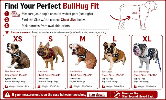Adjustable Dog Harness– No Pull, No Choke – for English Bulldogs, French Bulldogs, Pugs & Broad-Chested Breeds – Easy, Safe Walks (Hunter Green, XL)