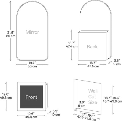 Arched Bathroom Medicine Cabinet