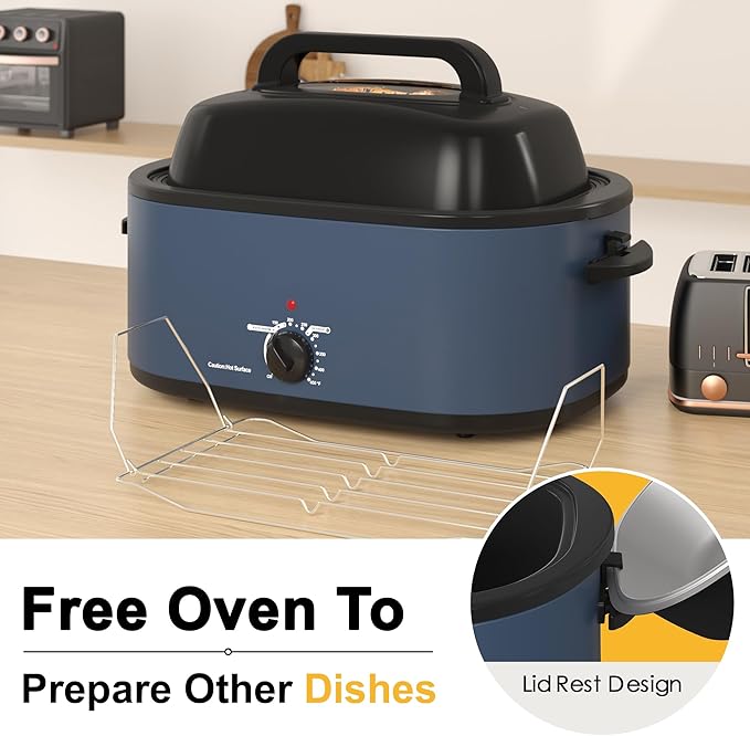 Sunvivi 26lb 22-Quart Roaster Oven, Electric Roaster Oven