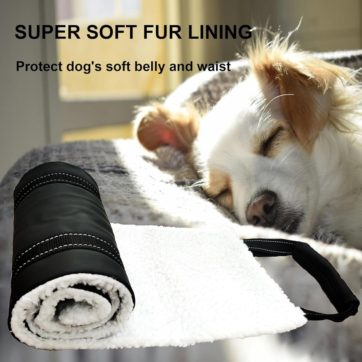 Dog Lift Harness - Adjustable Sling for Rear Legs with Soft Support for Senior, Injured, Disabled Dogs After ACL Surgery - Helping Pets with Canine Aid and Rehab Support (M)