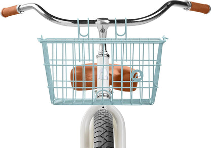 Retrospec Apollo-Lite Lift-Off Bike Basket - Detachable Steel Handlebar Basket with Carrying Handle for Commuting, Shopping & Beach Trips - 14.5in x 9.5in Weather-Resistant Biking Gear