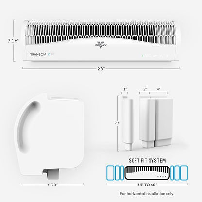 Vornado TRANSOM AE Window Fan Works