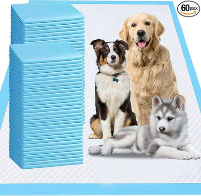 Extra Large Dog Pee Pads, 60 Pads 31"x36" Disposable Training Pads, Puppy Pads with high Absorbency and Leak-Proof Protection for House Training Cats,Rabbits,Dogs Leak-Proof Dog Pee Pads Extra Large