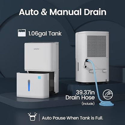 Waykar 120 Pints 2025 Energy Star Home Dehumidifier