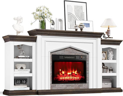 Naice 80" Electric Fireplace