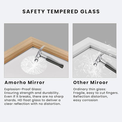 Amorho 50 X30 Inch Bathroom Mirror