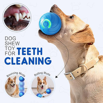 2025 New Dog Ball for Large Dogs, 2PCS Interactive Dog Ball Toy Vibrating Balls, Smart Shaking Pet Bounce Electric Balls Automatic Moving Pet Toy for All Dogs (#B2)