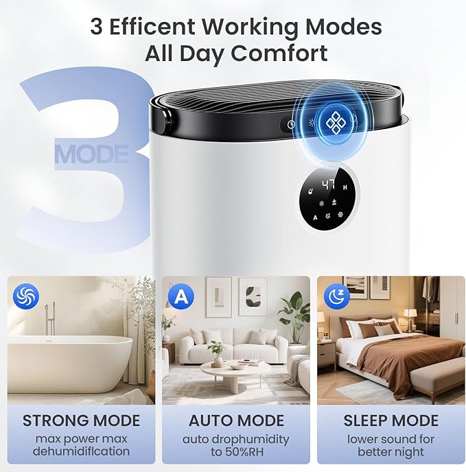 Dehumidifier for Bathroom, Dehumidifiers for Home, Living room