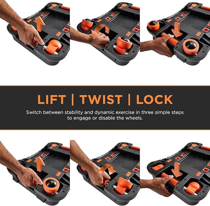 Terra Glide Balance Trainer | Compact Inflatable Fitness Platform