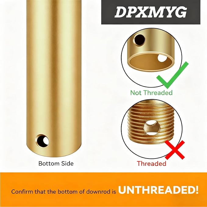 DPXMYG 24 inch Ceiling Fan Downrod