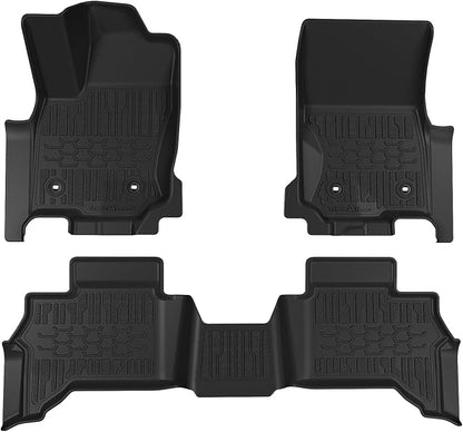 TripleAliners Fit for Toyota 2025 2026 4Runner Accessories Floor Mats All Weather Liners Custom Fit TPE Heavy-Duty 1st&2nd Row Waterproof Anti-Slip Floor Liners (Only for 5 Seats) Not for Hybrid Model