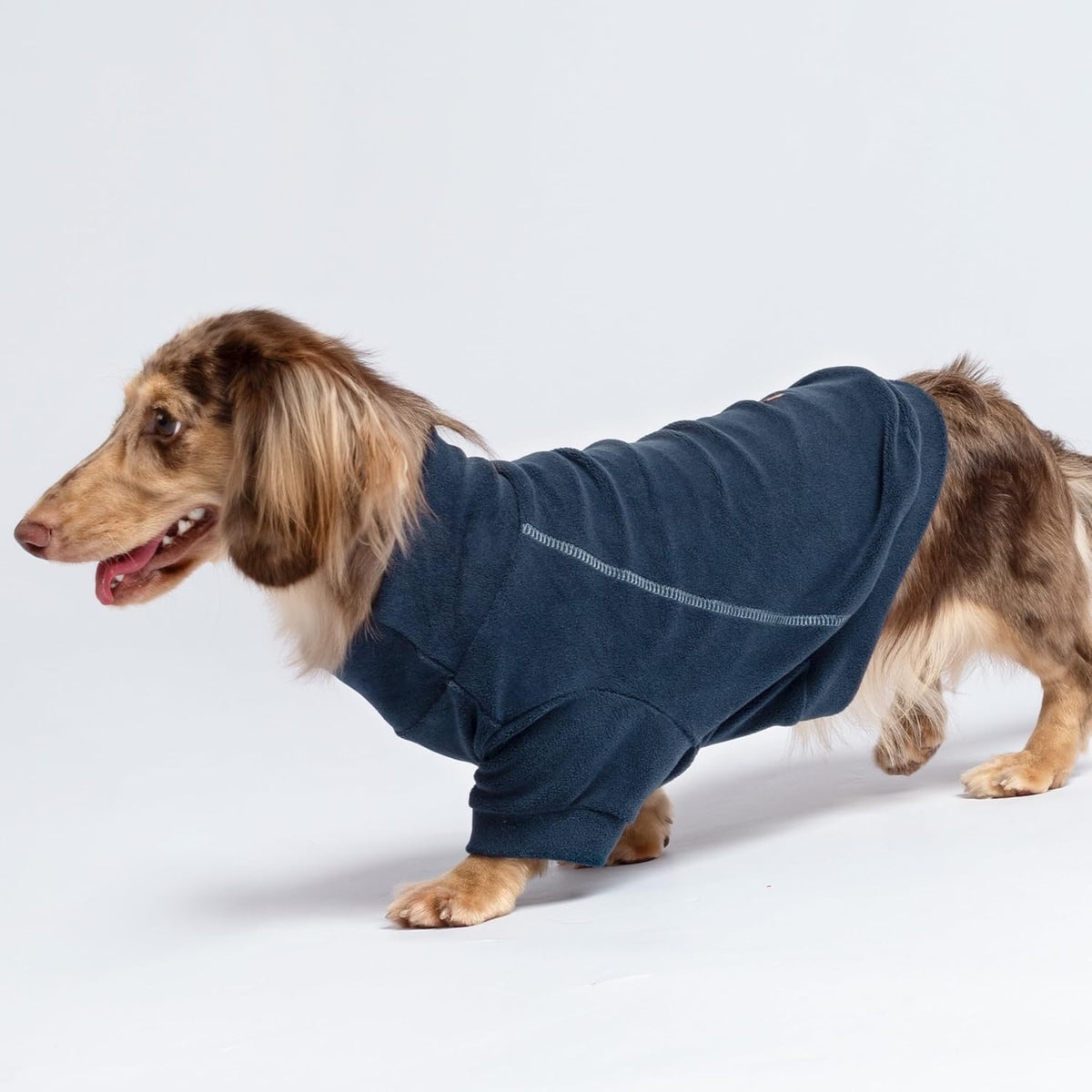 Fitwarm 3 Pack Classic Fleece Sweater, Turtleneck Sweatshirt, Winter Clothes for Small Dogs & Cats, Pullover Jacket, Cat Apparel, Blue, Grey, Navy, XXL