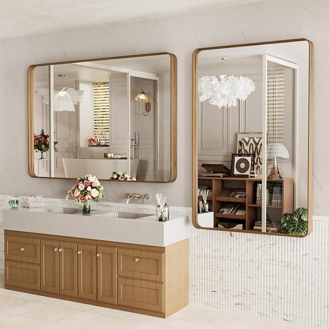 LOAAO 50X30 Inch Bathroom Mirror