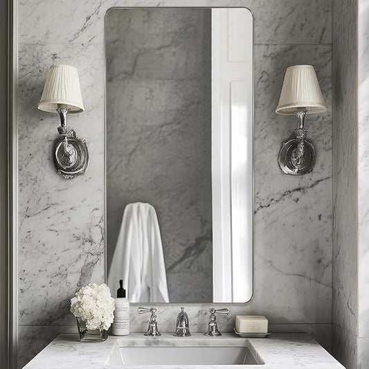 ANDY STAR Chrome Bathroom Mirrors