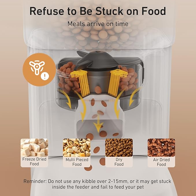Automatic Cat Feeders, 7L/29 Cups Automatic Dog Feeder