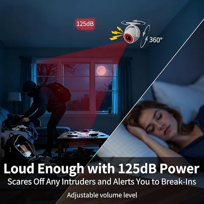 1 Pack Wireless Motion Detector Alarm