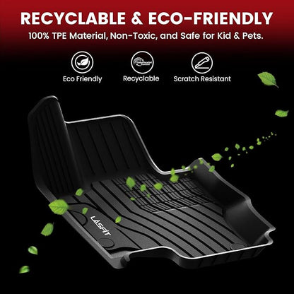 LASFIT Floor Mats & Cargo Mat for Mercedes Benz GLE SUV 2020-2026 350/450 / 450e / 580/53 AMG / 63 AMG S (Fit 5 Seats, Not Fit Coupe), All Weather TPE Car Mats for GLE Floor Liners & Trunk Mat