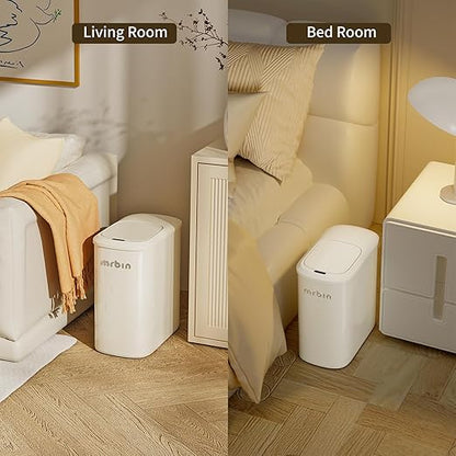 MRBIN Metal Motion Sensor Bathroom Trash Can