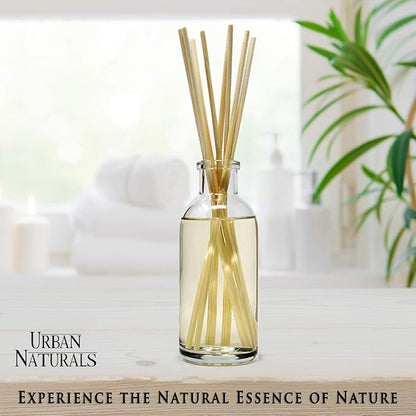Urban Naturals Warm Vanilla Amber Reed Diffuser Gift Set | Creamy. Warm.