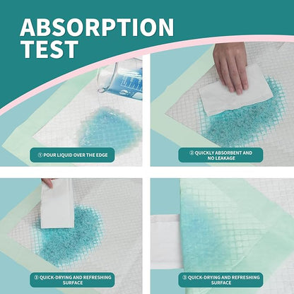 MILDPLUS Disposable Bed Pads for Adults 40"x36" 40 Pack Extra Large | Super Absorbent Underpads for Seniors & Pets, Waterproof Incontinence Pads, Mattress Protector