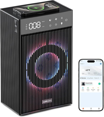CleanForce Rainbow Cube | World’s First 4-in-1 Space-saving Air Purifier