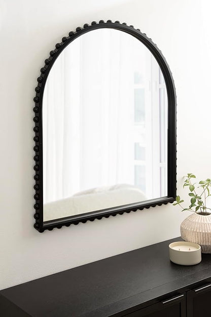 Kate and Laurel Beadbrook Modern Beaded Arched Mirror