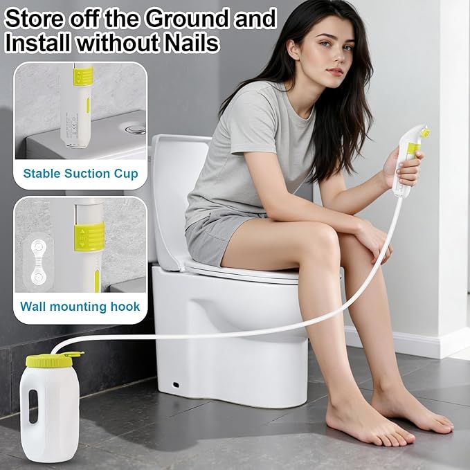 Portable Bidet for Travel，Handheld Electric Bidet Sprayer