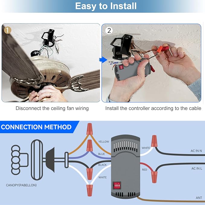 Hampton Bay Ceiling Fan Remote Control Kit,