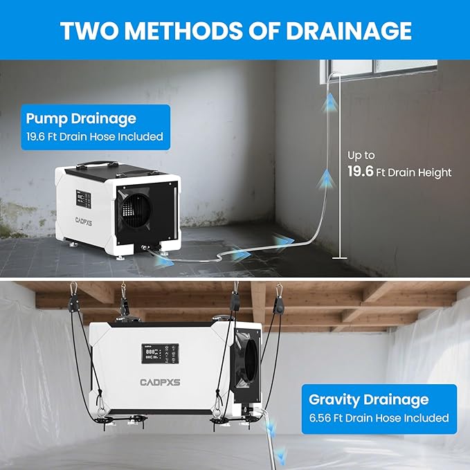 CADPXS Crawlspace Dehumidifier