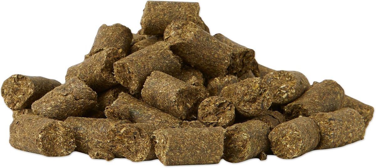 Uckele by SmartEquine Equi Treats Bite-Sized Pellets | Horse Treats with No Sugar Added | High Fiber Cookies for Horses | Suitable Reward for Training | Apple Pie Flavor | 4 lb Bag